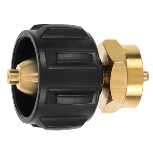 AKOOSY Gasflaschenadapter aus Metall Langlebiger Tankadapter Nachfülladapter mit Automatischem Druckstopp Schneller Anschluss ohne Werkzeug Geeignet für Camping Grill und Outdoor AKOOSY Gasflaschenadapter aus Metall Langlebiger Tankadapter Nachfülladapter mit Automatischem Druckstopp Schneller Anschluss ohne Werkzeug Geeignet für Camping Grill und Outdoor von AKOOSY