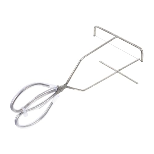 AKOOSY Glasurzange Pottery Tools Tauchhandwerk Keramikbedarf Glasiertechnologie Keramikzange Werkzeug Tonzange aus Edelstahl Keramik glasierter Clip Tontauchlehre Rostfreier Stahl Silver von AKOOSY