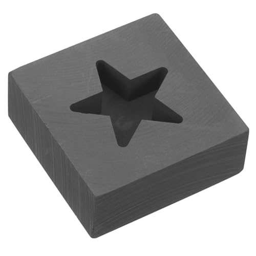 AKOOSY Graphit Gussform Fünfzackiger Sternform Ingot Mold für Schmelzen Gießen Langlebig Korrosionsbeständig Hitzebeständig für Wissenschaft Bildung AKOOSY Graphit Gussform Fünfzackiger Sternform Ingot Mold für Schmelzen Gießen Langlebig Korrosionsbeständig Hitzebeständig für Wissenschaft Bildung von AKOOSY