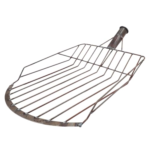 AKOOSY Halbrunde Maisgabel aus Robustem Metall Leichtes Gartensieb und Getreideschaufel Vielseitiges Landwirtschaftliches Werkzeug für Boden und Maisernte Haushaltsgerät für Garten und von AKOOSY