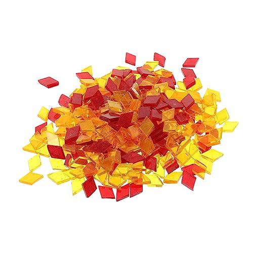 AKOOSY Handgefertigte Kleine Mosaikfliesen Rote Orange Gelbe Mischung Glatte Oberfläche Vielseitig für DIY Deko Kerzenhalter Bilderrahmen Blumentöpfe Tischlampen Bastelbedarf AKOOSY Handgefertigte Kleine Mosaikfliesen Rote Orange Gelbe Mischung Glatte Oberfläche Vielseitig für DIY Deko Kerzenhalter Bilderrahmen Blumentöpfe Tischlampen Bastelbedarf von AKOOSY