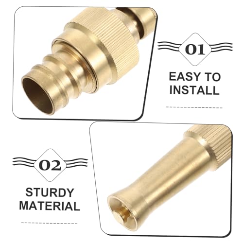 AKOOSY Hochdruck Sprühdüse Gartenschlauch Hochdrucklanze Kupfer Power Washer Nozzle für Autowäsche und Gartenbewässerung Langlebig und Einfach Anschließbar AKOOSY Hochdruck Sprühdüse Gartenschlauch Hochdrucklanze Kupfer Power Washer Nozzle für Autowäsche und Gartenbewässerung Langlebig und Einfach Anschließbar von AKOOSY