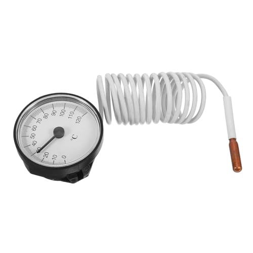 AKOOSY Hochpräzises Flüssigkeitsfüll-thermometer mit Kapillarschlauch Messbereich Klein und Tragbar für Präzise Temperaturmessung bei Heimgebrauch und Brauanwendungen von AKOOSY