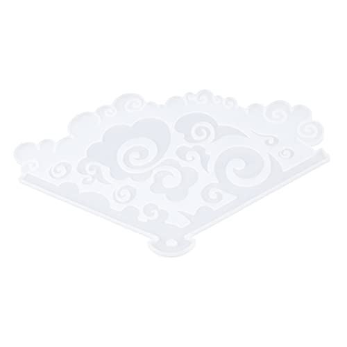 AKOOSY Hochwertige Silikonform für Fächer Diy Zubehör Flexible Langlebige Transparente Silikonform mit Chinesischem Wolkenmuster für Kreative Handwerksprojekte AKOOSY Hochwertige Silikonform für Fächer Diy Zubehör Flexible Langlebige Transparente Silikonform mit Chinesischem Wolkenmuster für Kreative Handwerksprojekte von AKOOSY