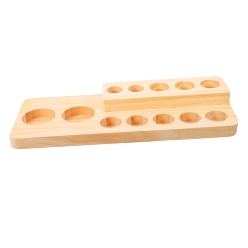 AKOOSY Holz Aufbewahrungsständer für Ätherische Ölflaschen und Kleine Sowie Farbdosen Robustes Praktisches Design mit Einfachem Stecksystem Natürlicher Kiefernholzfarbton AKOOSY Holz Aufbewahrungsständer für Ätherische Ölflaschen und Kleine Sowie Farbdosen Robustes Praktisches Design mit Einfachem Stecksystem Natürlicher Kiefernholzfarbton von AKOOSY