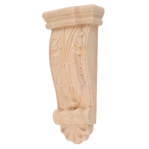 AKOOSY Holz Geschnitzter Corbel Klassischer Europäischer Stil Roman Säulen Design Rustikale Holzapplikation Dekorative Holzkonsole Für Fenster Türrahmen Möbel und Wanddeko von AKOOSY