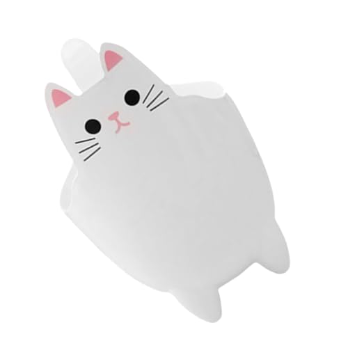 AKOOSY Kleiner Desktop Mülleimer mit Deckel Dicker Multifunktionaler Katzen Müllbehälter Kompakt und Tragbar für Tisch und Büro Cartoon Design Aufbewahrung für Kleine Gegenstände von AKOOSY