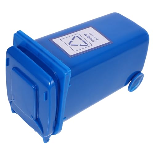 AKOOSY Kleiner Tischmülleimer aus PP Material Kompakt Multifunktional als Abfallbehälter und Aufbewahrungsbox Praktischer Desktop Organizer für Büro und Zuhause Mit Deckel Blau AKOOSY Kleiner Tischmülleimer aus PP Material Kompakt Multifunktional als Abfallbehälter und Aufbewahrungsbox Praktischer Desktop Organizer für Büro und Zuhause Mit Deckel Blau von AKOOSY