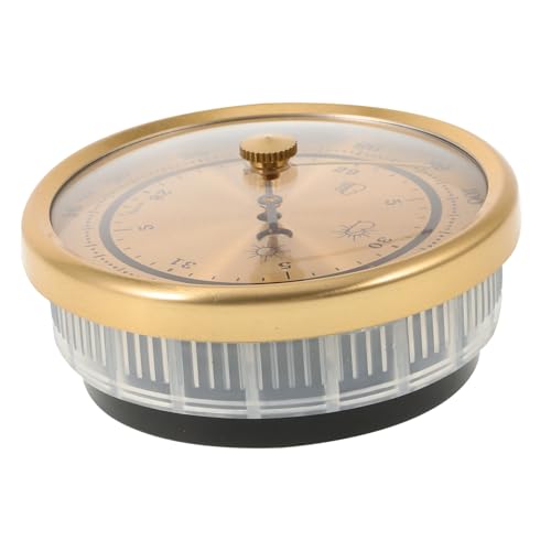 AKOOSY Kompaktes Multifunktions-barometer mit Hygrometer Thermometer und Luftdruckmesser Präzise Wettervorhersage Kleines Indoor-druckmessgerät Tragbar für Zuhause und Unterwegs von AKOOSY