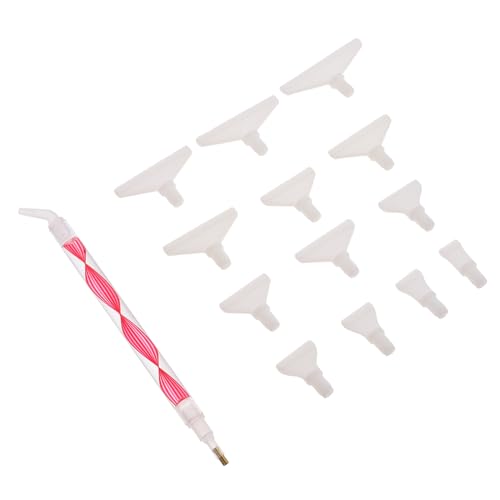 AKOOSY Kristallpol- -Malerei DIY Stift Nagelkunst Stift Stift Set Kreuzstich Stift Werkzeug Stift für Bohrermalerei Bohrstift selber Machen Plastik rot von AKOOSY