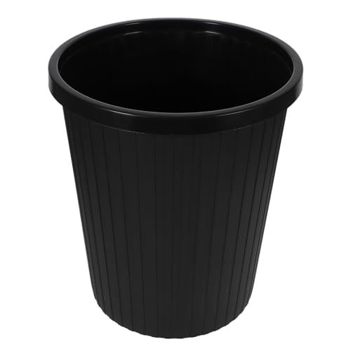 AKOOSY Kunststoff Mülleimer Mülltonne Mit Deckel Desktop-mülleimer Abfall Behälter Braun Modern Groß Kleiner Müll Mülltonnenbox Müllcontainer Bin Schwarz Pp von AKOOSY