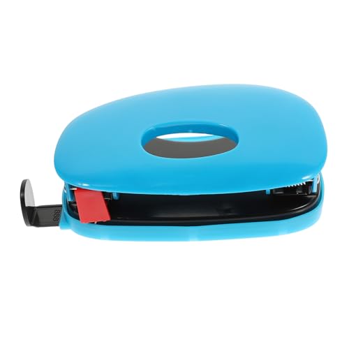 AKOOSY Locher Desktop Stanzwerkzeug mit Einstellbarem Abstand Langlebiger Papierlocher für Ordner Scrapbook DIY Bastelprojekte Blau mit Lineal Bürobedarf Dokumente AKOOSY Locher Desktop Stanzwerkzeug mit Einstellbarem Abstand Langlebiger Papierlocher für Ordner Scrapbook DIY Bastelprojekte Blau mit Lineal Bürobedarf Dokumente von AKOOSY