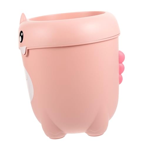 AKOOSY Lustiger ohne Deckel Cartoon Dinosaurier Abfallbehälter aus Kunststoff Kleiner Papierkorb für Kinderzimmer Kreativer Küchenabfallhalter Rosa Niedlicher Rubbish Bin AKOOSY Lustiger ohne Deckel Cartoon Dinosaurier Abfallbehälter aus Kunststoff Kleiner Papierkorb für Kinderzimmer Kreativer Küchenabfallhalter Rosa Niedlicher Rubbish Bin von AKOOSY