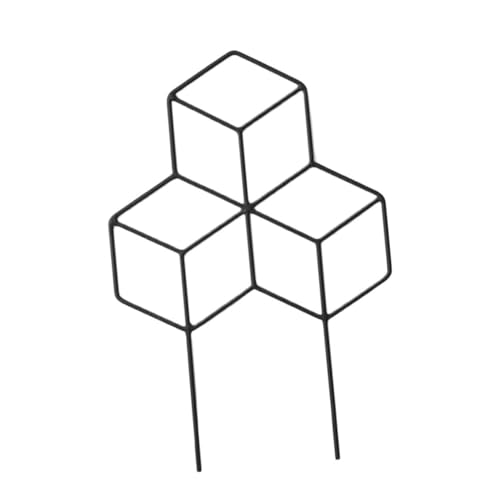 AKOOSY Metall Rankgitter Pflanzstütze für Kletterpflanzen Garten Pergola Rankhilfe Blumenhalter Schwarz Stabiles Dekoratives Klettergerüst für Topfpflanzen und Gartenpflanzen AKOOSY Metall Rankgitter Pflanzstütze für Kletterpflanzen Garten Pergola Rankhilfe Blumenhalter Schwarz Stabiles Dekoratives Klettergerüst für Topfpflanzen und Gartenpflanzen von AKOOSY