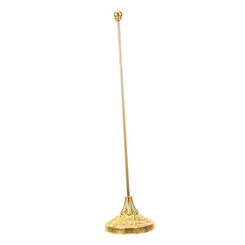 AKOOSY Metallischer Schreibtisch fahnenmast mit Stabiler Basis Praktisch und Vielseitig Einsetzbar für Büro Party und Konferenzraum zur Dekoration und Flaggenpräsentation von AKOOSY