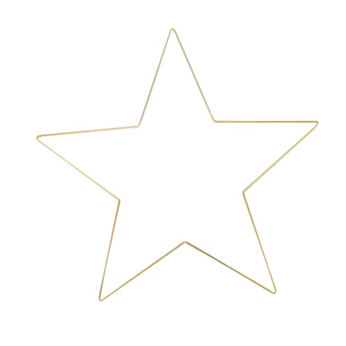 AKOOSY Metallsternrahmen Wanddeko aus Stabilem Metall zum Aufhängen für Fenster Wand DIY Bastelrahmen Weihnachts und Partydekoration Geeignet für Zuhause und Laden von AKOOSY