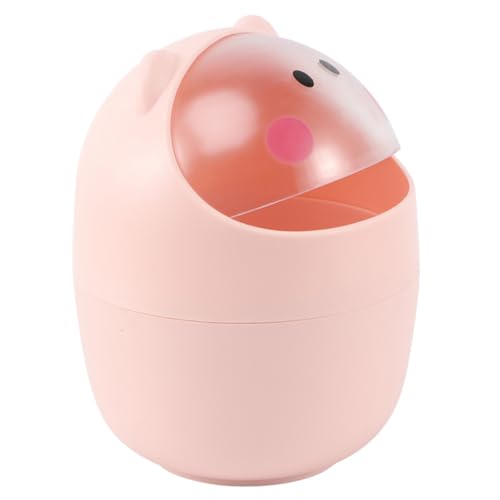AKOOSY Mini Desktop Mülleimer mit Klappdeckel Niedlicher Kunststoff Abfalleimer in Platzsparender Tischpapierkorb für Büro und Zuhause Stilvoll und Langlebig AKOOSY Mini Desktop Mülleimer mit Klappdeckel Niedlicher Kunststoff Abfalleimer in Platzsparender Tischpapierkorb für Büro und Zuhause Stilvoll und Langlebig von AKOOSY