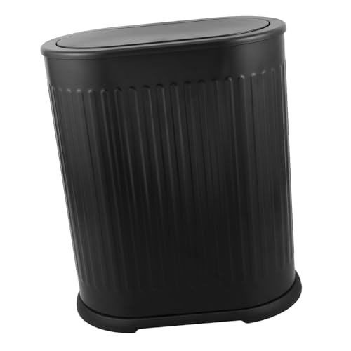 AKOOSY Mülleimer Schieben Toilettenpapierbehälter Mit Deckel Mülleimer Mit Deckel Büromüll Können Kleine Müll Toilette Papierkorb Für Badezimmer Schwarz Plastik AKOOSY Mülleimer Schieben Toilettenpapierbehälter Mit Deckel Mülleimer Mit Deckel Büromüll Können Kleine Müll Toilette Papierkorb Für Badezimmer Schwarz Plastik von AKOOSY