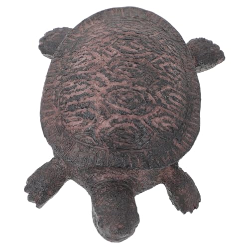 AKOOSY Outdoor Schlüsselversteck Realistischer Schildkröten Wetterfeste Garten Schlüsselbox Robustem Harz Diskreter Safe für Key Holder Schutz vor Verlust und Unbefugtem Zugriff von AKOOSY