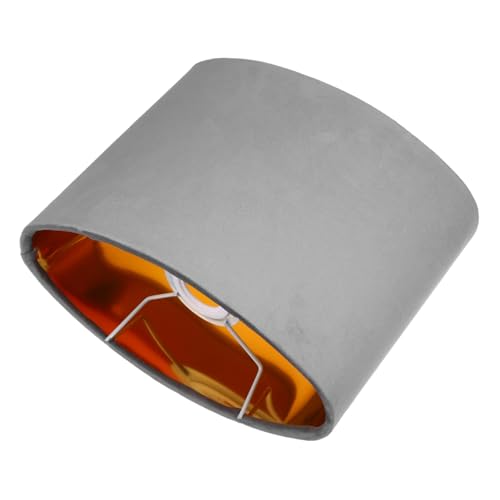 AKOOSY Ovaler Lampenschirm aus Samtigem Lint mit Robustem Vintage Tischlampenschirm Ersatz für Dekorativer Lampenschirm für Schreibtisch und Nachttischlampen Langlebig und Elegant von AKOOSY