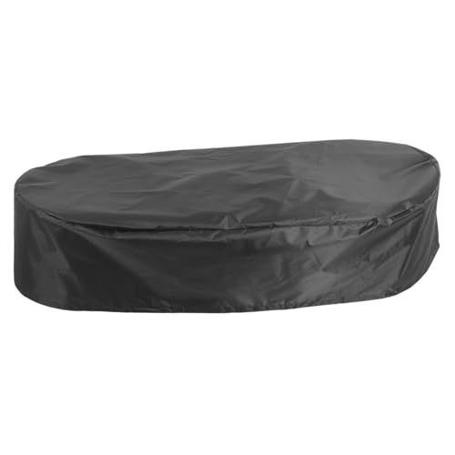 AKOOSY Oxford Stock Tank Pool Abdeckung Wasserdichtes Oxford Einfache Installation Langlebiger Schutz für Ovalen Außenpool Schwarz Schützt vor Regen und Verschmutzung von AKOOSY