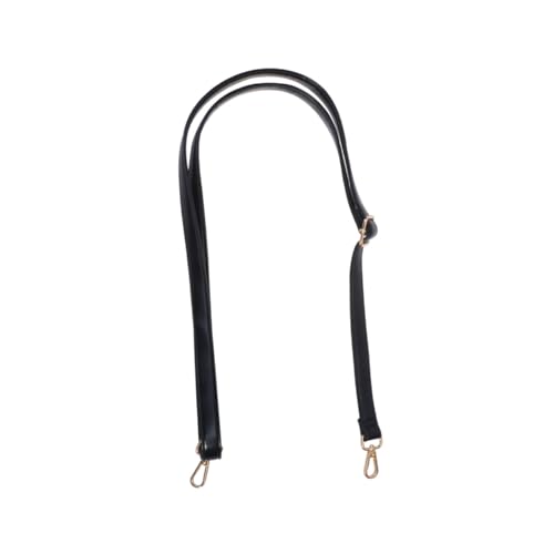 AKOOSY PU Leder Schultergurt Ersatzriemen Schwarz Breiter Verstellbarer Taschenriemen mit Goldener Schnalle für Damen Umhängetasche Crossbody Bag AKOOSY PU Leder Schultergurt Ersatzriemen Schwarz Breiter Verstellbarer Taschenriemen mit Goldener Schnalle für Damen Umhängetasche Crossbody Bag von AKOOSY