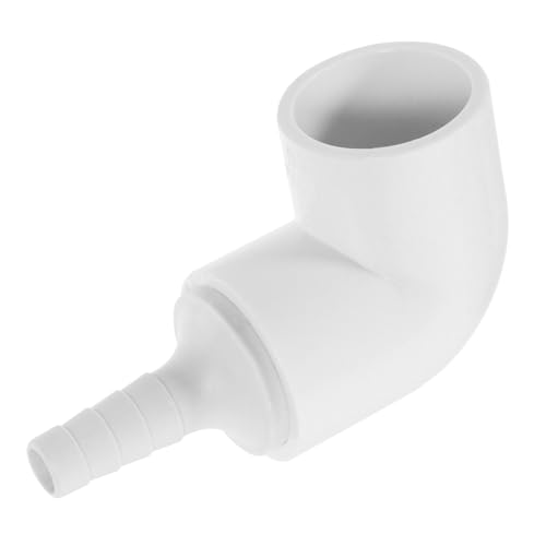 AKOOSY PVC Schlauchverbinder für Hydroponik Wasseradapter Langlebiger Bogen Einlass Stabiler Leichter PVC Fittings Einfache Praktisches Ersatzteil für Bewässerungssysteme und AKOOSY PVC Schlauchverbinder für Hydroponik Wasseradapter Langlebiger Bogen Einlass Stabiler Leichter PVC Fittings Einfache Praktisches Ersatzteil für Bewässerungssysteme und von AKOOSY
