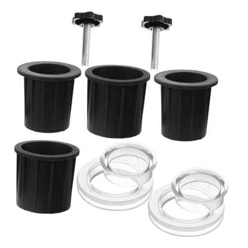 AKOOSY Patio Tisch Schirmloch Stopfen Teilig Transparent Schwarz Wetterfeste Outdoor Sonnenschirm Zubehör Rutschsicherer Schirmhalter Schutzkappe für Gartentisch und Ampelschirm AKOOSY Patio Tisch Schirmloch Stopfen Teilig Transparent Schwarz Wetterfeste Outdoor Sonnenschirm Zubehör Rutschsicherer Schirmhalter Schutzkappe für Gartentisch und Ampelschirm von AKOOSY