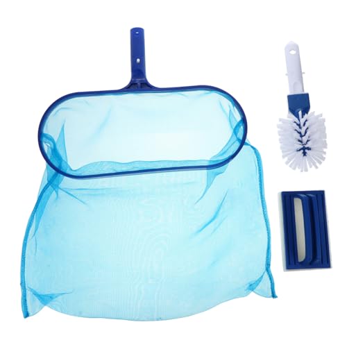 AKOOSY Pool Reinigungsset Teilig mit Feinmaschigem Leaf Skimmer Netz Gebogener Pool Laubkescher Langlebige Poolbürste für Wand und Boden Leichtes Design Geeignet für Schwimmbeckenpflege AKOOSY Pool Reinigungsset Teilig mit Feinmaschigem Leaf Skimmer Netz Gebogener Pool Laubkescher Langlebige Poolbürste für Wand und Boden Leichtes Design Geeignet für Schwimmbeckenpflege von AKOOSY