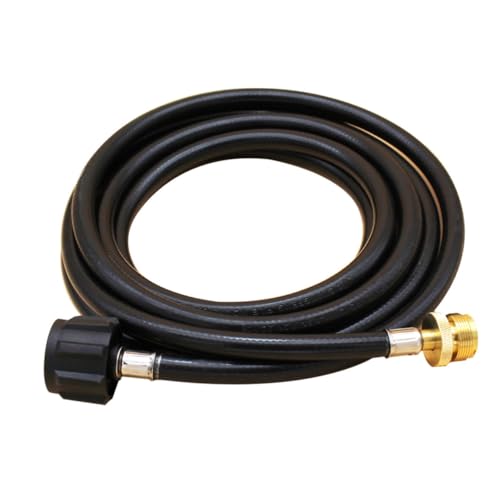 AKOOSY Propangas Schlauchadapter Lb Lb Tank Hochdruck Gasschlauch aus Robustem Gummi mit Messinganschluss Sicherer Tankadapter für Laterne Grill und Camping von AKOOSY