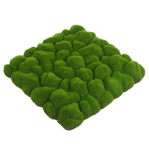 AKOOSY Realistisches Moos Wandpaneel Flockbeschichtet Langlebig Für Schlafzimmer Wohnzimmer Gartendekor DIY Wandverkleidung Schlafzimmer Wandkunst von AKOOSY