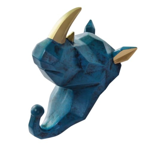 AKOOSY Resin Wandhaken Kreativer Rhinozeros Kopf Wandhaken Dekorativer Kleider Hutaufhänger Robust Multifunktional Für Wohnzimmer Schlafzimmer Bad Schlüsselhalter Geschenk AKOOSY Resin Wandhaken Kreativer Rhinozeros Kopf Wandhaken Dekorativer Kleider Hutaufhänger Robust Multifunktional Für Wohnzimmer Schlafzimmer Bad Schlüsselhalter Geschenk von AKOOSY