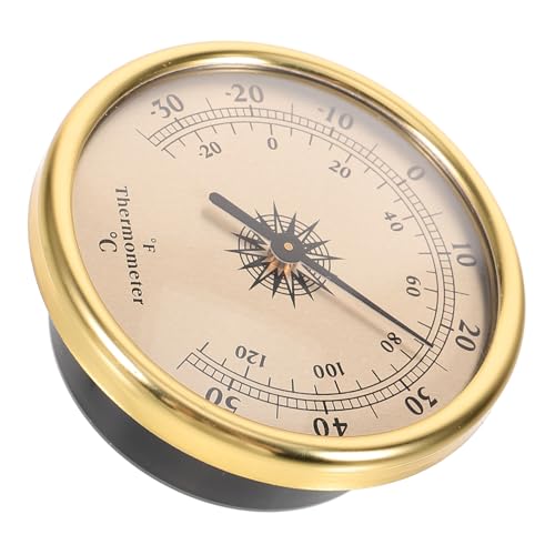 AKOOSY Rundes Wandthermometer aus Analoges Raumthermometer für Innenräume Präzises Temperaturmessgerät Leichte Klassische Dekoration für Zuhause Geeignet für Wohn und Kinderzimmer AKOOSY Rundes Wandthermometer aus Analoges Raumthermometer für Innenräume Präzises Temperaturmessgerät Leichte Klassische Dekoration für Zuhause Geeignet für Wohn und Kinderzimmer von AKOOSY