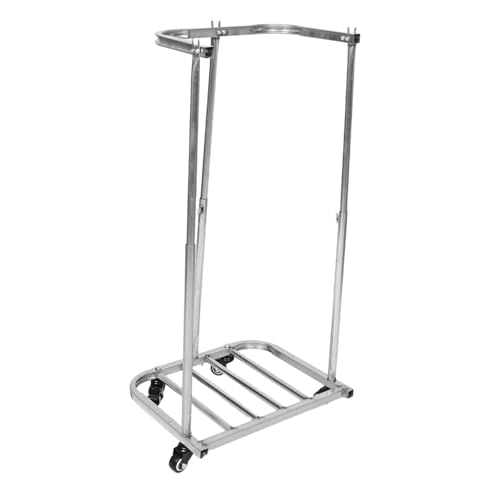 AKOOSY Schwerer Metall Abfallbeutelhalter für Garten und Landwirtschaft Universeller Müllsack-ständer Faltbarer Tragbarer Müllbeutel-halter für Gartenarbeit Camping Laub und Wildkraut von AKOOSY