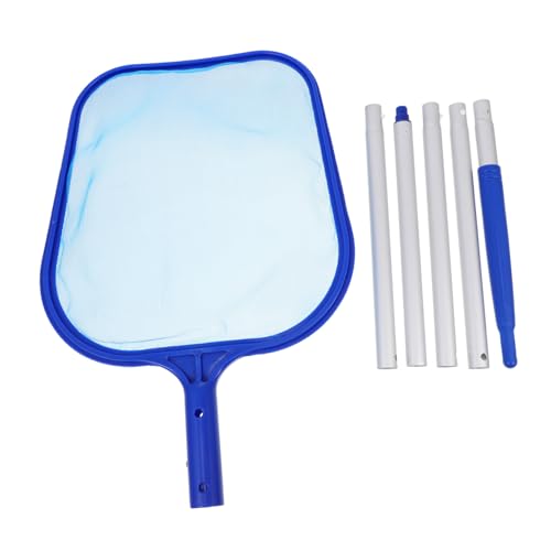 AKOOSY Schwimmbecken Kescher mit Teiligem Aluminiumstiel Langlebiges Netz aus Nylon und PP Feines Skimmernetz für Tiefen und Oberflächenreinigung zum Entfernen von Blättern und AKOOSY Schwimmbecken Kescher mit Teiligem Aluminiumstiel Langlebiges Netz aus Nylon und PP Feines Skimmernetz für Tiefen und Oberflächenreinigung zum Entfernen von Blättern und von AKOOSY