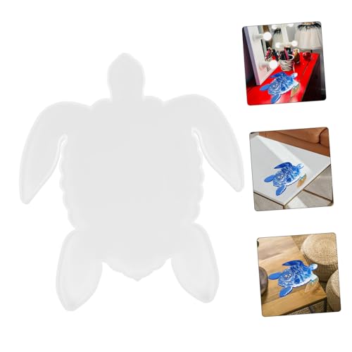 AKOOSY Silikonform Tray DIY Gießform Flexibel Langlebig Epoxidharz Schmuckschale Handgemacht Meeresschildkröte Motiv für Kreative Heimdekoration und Personalisierte Tabletts von AKOOSY