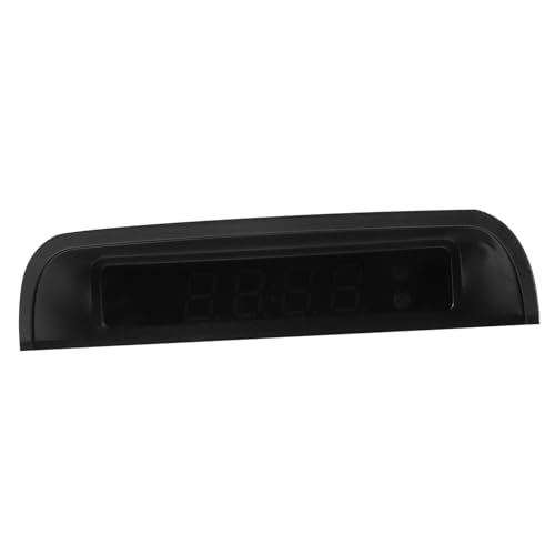 AKOOSY Solarbetriebene Auto-elektronikuhr mit Temperaturanzeige Automatische Helligkeitsanpassung Einfache Kabellose Montage Usb-ladung Ablesbar bei Tag und Nacht Präzise Digitale von AKOOSY