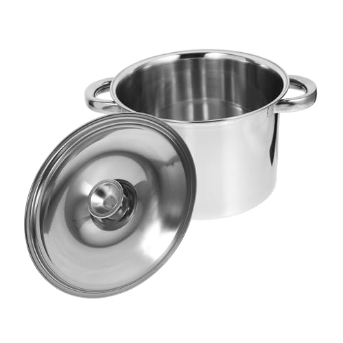 AKOOSY Suppentopf mit Deckel Durchmesser Höhe Stabiles Multifunktions Kochgeschirr für Suppe Brühe Vielseitiger Küchen Eimer AKOOSY Suppentopf mit Deckel Durchmesser Höhe Stabiles Multifunktions Kochgeschirr für Suppe Brühe Vielseitiger Küchen Eimer von AKOOSY