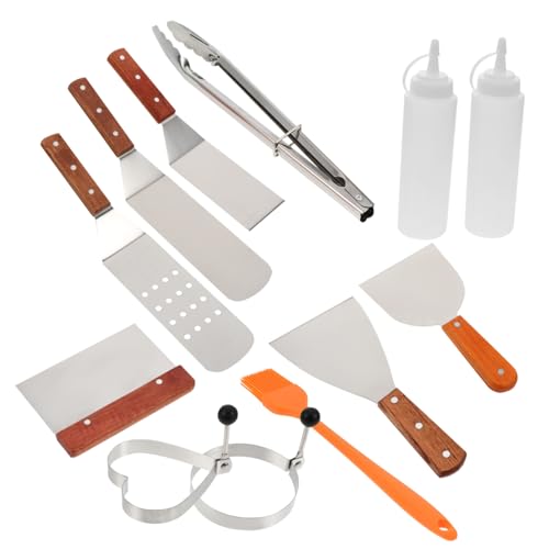 AKOOSY Teiliges BBQ Grillbesteck aus Rostfreiem Edelstahl Langlebige Leichte Grillutensilien für Outdoor Grillen Praktisches Hochwertiges Zubehör für Garten Camping und Gasgrill von AKOOSY