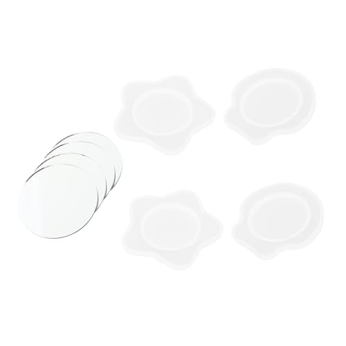 AKOOSY Teiliges DIY Silikonform für Handgemachte Kristallspiegel Flexible und Praktische Unregelmäßige Gießformen Sicher und Leicht zu Reinigen für Schmuckherstellung und Kreative von AKOOSY