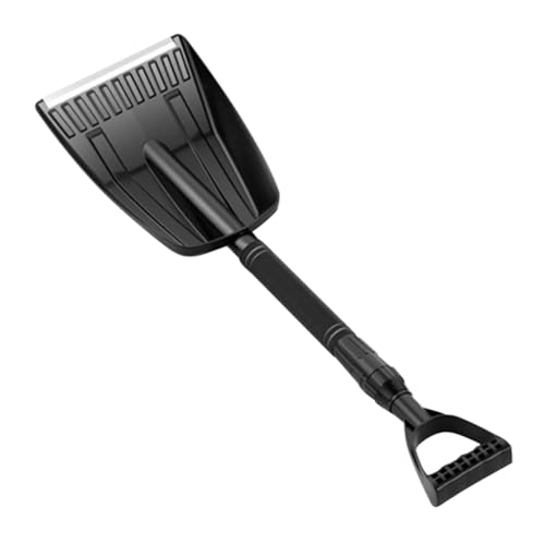 AKOOSY Tragbare Zusammenklappbare Schneeschaufel mit Ergonomischem Rutschfestem Griff Multifunktional für Schnee EIS und Schmutzentfernung Leichtes Outdoor Werkzeug für Auto Notfälle und von AKOOSY