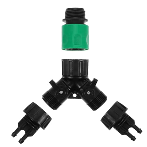AKOOSY Schlauchverteiler Für Hohe Beanspruchung Gartenschlauchverteiler Schlauchadapter Für Bewässerungssystem Tropfbewässerungsadapter Mit Wasserhahnanschluss Geeignet Für Garten von AKOOSY