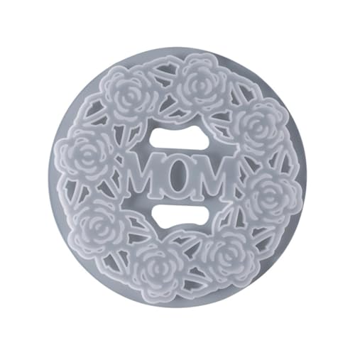 AKOOSY Untersetzer Form Schalenmattenform Silikonform klein drinnen Herstellung home decor wohnungsdeko DIY-Kristall-Epoxy-Form handgefertigtes Handwerkswerkzeug Kieselgel Weiß von AKOOSY