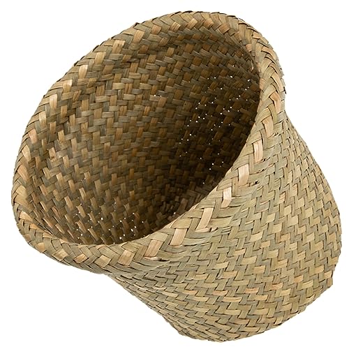 AKOOSY Vintage Geflochtener Mülleimer Dekorativer Abfallkorb für Wohnzimmer Schlafzimmer Küche Badezimmer Multifunktionaler Wäschekorb aus Robustem Material für Zuhause und Büro AKOOSY Vintage Geflochtener Mülleimer Dekorativer Abfallkorb für Wohnzimmer Schlafzimmer Küche Badezimmer Multifunktionaler Wäschekorb aus Robustem Material für Zuhause und Büro von AKOOSY