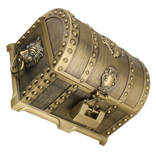 AKOOSY Vintage Schmuckschatulle aus Langlebiger Zinklegierung mit Schloss Europäischer Retro-design Schmuckbox für Damen Stilvolle Aufbewahrung von Ringen Armbändern und Ohrringen AKOOSY Vintage Schmuckschatulle aus Langlebiger Zinklegierung mit Schloss Europäischer Retro-design Schmuckbox für Damen Stilvolle Aufbewahrung von Ringen Armbändern und Ohrringen von AKOOSY