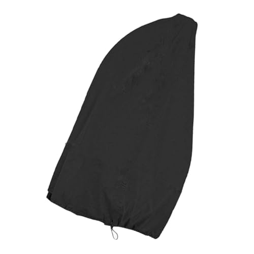 AKOOSY Wasserdichte Oxford Schutzhülle für Hängesessel Staubschutz Reißfest Winddicht Wetterfeste Abdeckung für Gartenmöbel Outdoor Schaukelstuhl Protector Schwarz von AKOOSY