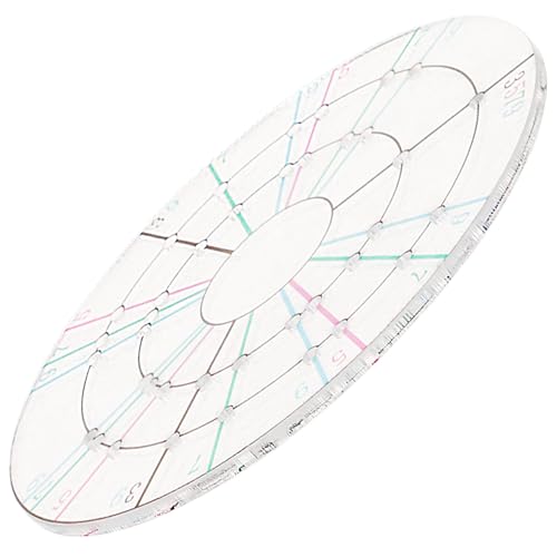 AKOOSY Werkzeug Rundes Equal Dividing Clay Divider Scheibe für Präzises Gleichmäßiges Teilen Porzellan Robustes Acrylmaterial für Künstler und Kunsthandwerker AKOOSY Werkzeug Rundes Equal Dividing Clay Divider Scheibe für Präzises Gleichmäßiges Teilen Porzellan Robustes Acrylmaterial für Künstler und Kunsthandwerker von AKOOSY