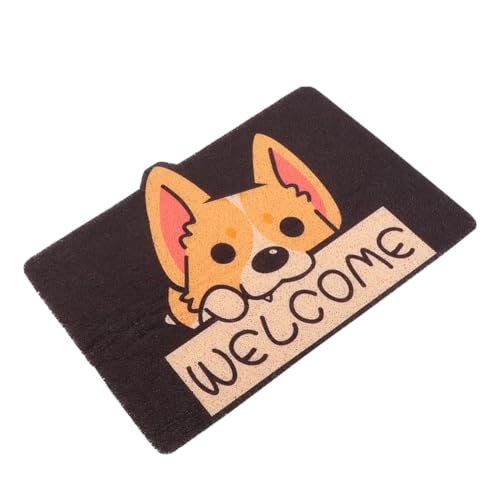 AKOOSY rutschfeste Fußmatte für Innenbereich mit PVC Boden Extra Saugfähig Schmutzfangmatte Cartoon Corgi Design für Flur Bad Wohnzimmer Küche AKOOSY rutschfeste Fußmatte für Innenbereich mit PVC Boden Extra Saugfähig Schmutzfangmatte Cartoon Corgi Design für Flur Bad Wohnzimmer Küche von AKOOSY