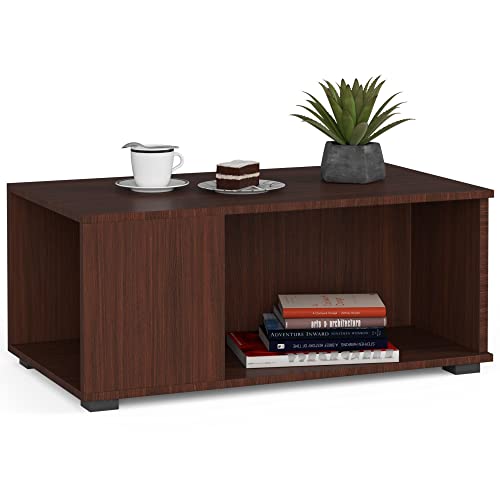 AKORD Couchtisch Holz | Juliet 90x38x51 cm | Schrank für Wohnzimmer | Schlafzimmer Schrank | Minimalistisch Modernes Design | Laminatplatte 16mm | Farbe Wenge von AKORD