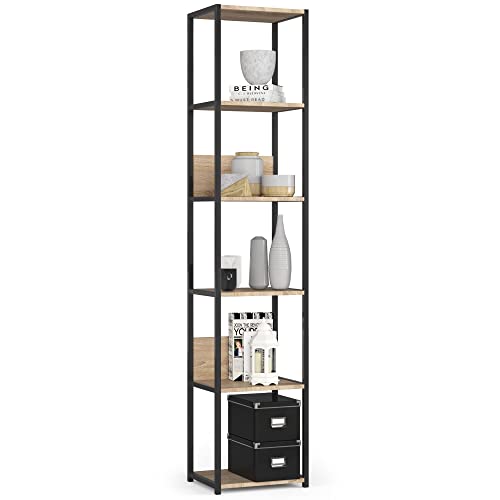 AKORD Industrielles Regal 40 cm | | Loft Bücherregal | Moderner Schrank | Bücher Regal | 6 Einlegeböden | Funktional Stabil | B40 x H192 x T32 cm | Gewicht 17,20 kg | Schwarz/Sonoma Eiche AKORD Industrielles Regal 40 cm | | Loft Bücherregal | Moderner Schrank | Bücher Regal | 6 Einlegeböden | Funktional Stabil | B40 x H192 x T32 cm | Gewicht 17,20 kg | Schwarz/Sonoma Eiche von AKORD